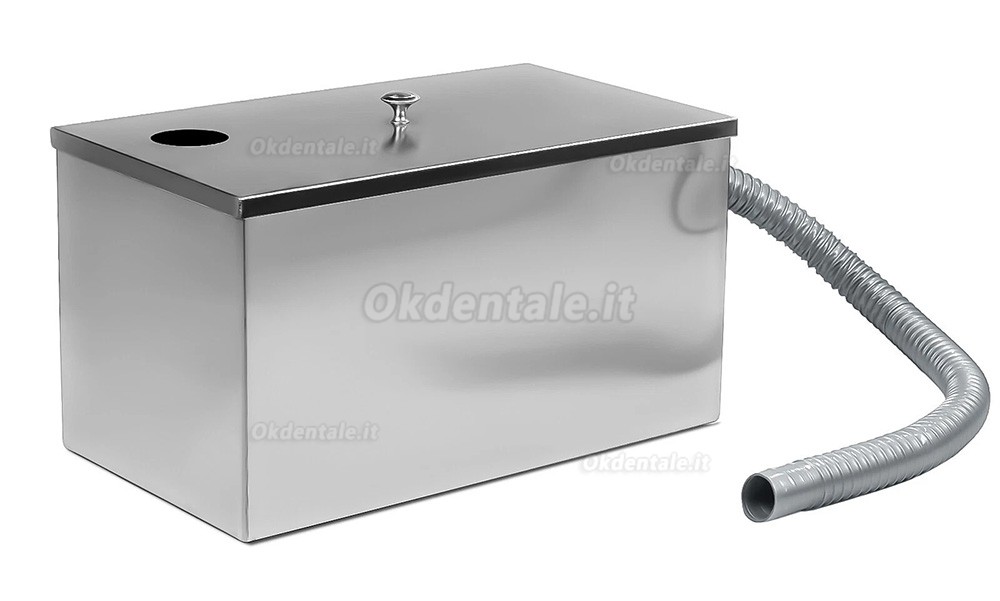 Filtro per gesso dentale, serbatoio di sedimentazione in acciaio inox con filtrazione a 5 strati
